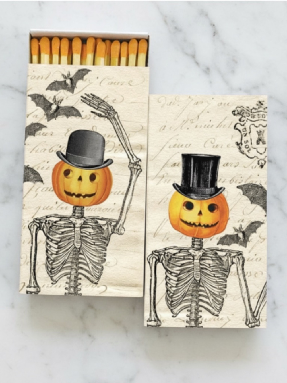Pumpkin Head Matchboxes